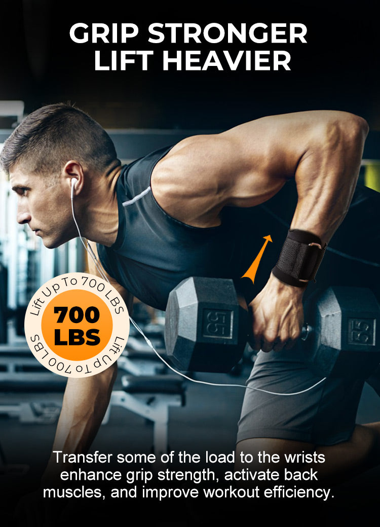 1 Pair Fitness Power Hooks Pull-Up Hard Pull Training Anti-Fall Lifting Hook Power Hook Grip Wrist Strap Pull-Up Hand Straps