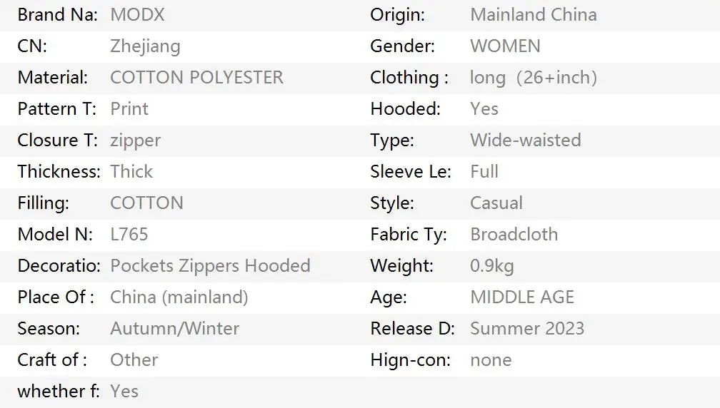 Down Cotton Jacket Women Autumn Winter New Korean Slim All-match Casual Padded Coat Female Large Size Long Hooded Parkas