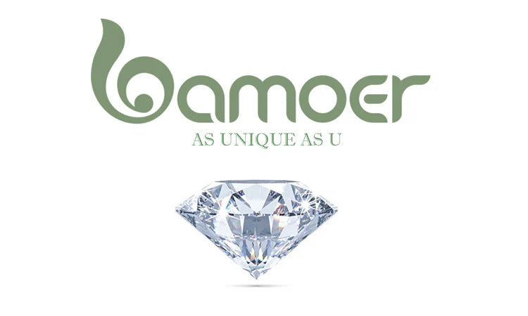 BAMOER Moissanite 925 Sterling Silver Freshwater Pearl Stud Earrings VVS1 Lab Created Diamond Wedding Earring Elegant Women Gift