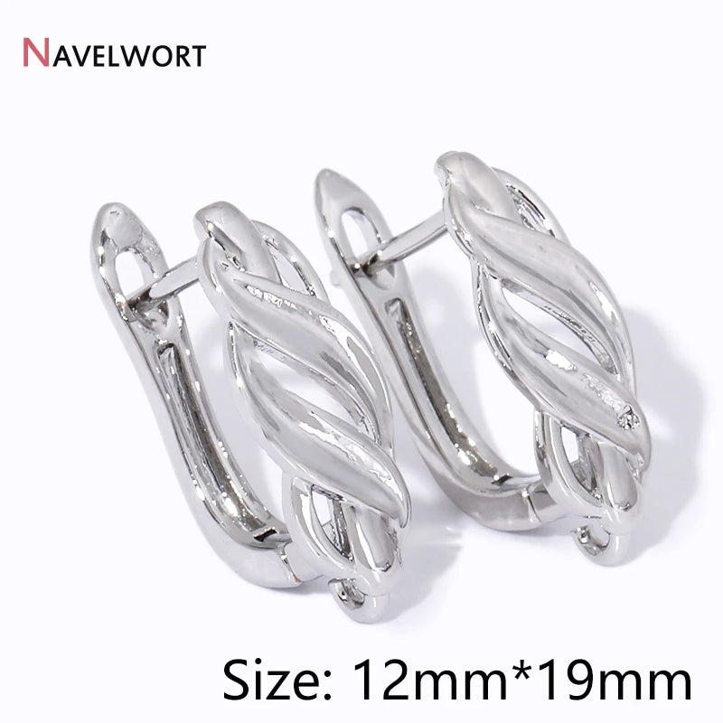 18K Gold Plated Brass Shvenzy Earwire Fasteners,Earring Hooks,Earring Fixtures For Jewelry Making,Earring Making Accessories