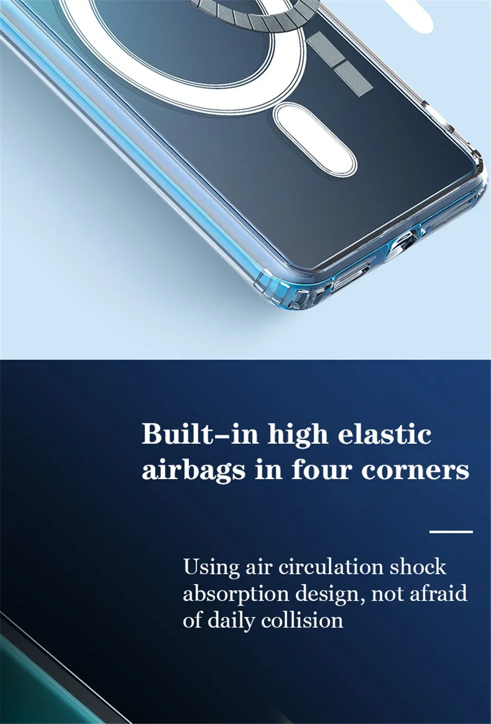 Magnetic Original Transparent Phone Case For Samsung Galaxy S25 S24 S23 S22 S21 Plus Ultra FE Edge Magsafe Clear Cover