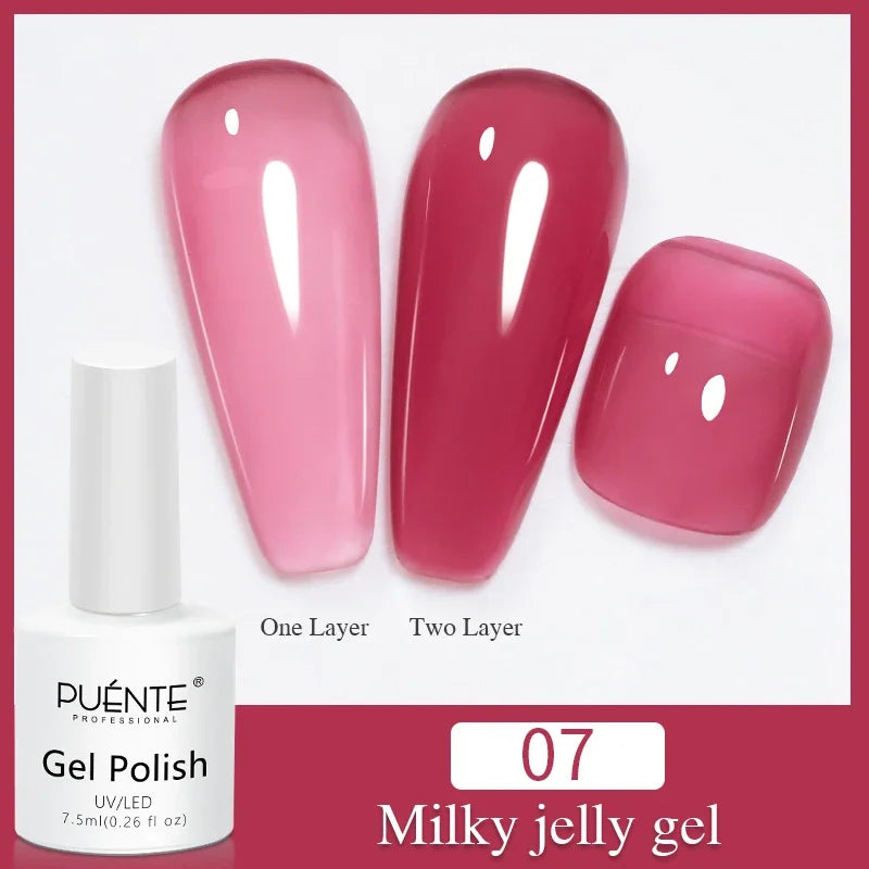 PUENTE 7.5ML Wine Red Cat Magnetic Gel Nail Polish Super Shiny Ruby Red Cat Eye Gel Soak Off UV Semi-Permanent Nail Art Varnish