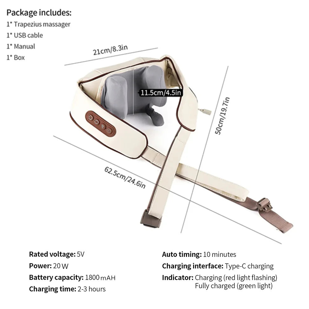 Massegeador para pescoço e ombros