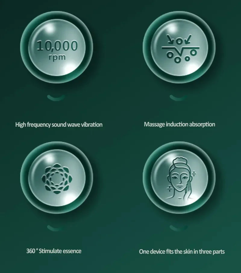 3 In 1 Facial Lifting Device Neck Facial Eye Massage Face Slimmer EMS Beauty Skin Tightening Wrinkle Anti Aging Face Massager