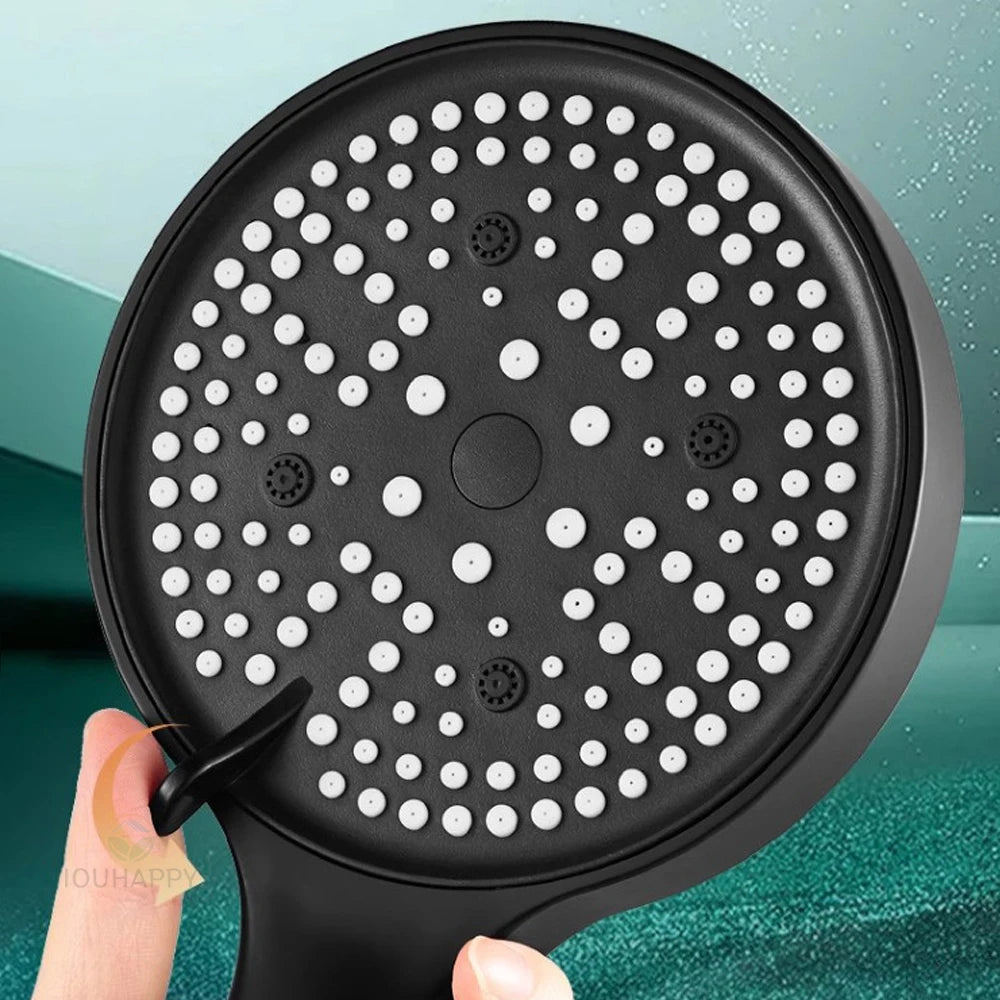 High Pressure Shower Head 6 Jet Modes Adjustable Shower Head with Filter Water Saving Rainfall Spray Bathroom Accessories
