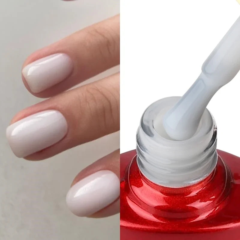 MSHARE Milky Pink Rubber Base Gel Camouflage Color Coat Soak Off Nails Gels Varnish Lacquer 10ml UV LED Gel Polish TPO Free Gel