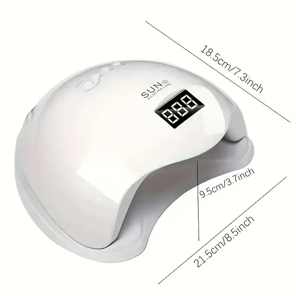 LINMANDA SUN5 Nail UV LED Lamp Nails Dryer Gel Nail Polish With 4 Timers Automatic Sensor LCD Display Professional Nail Lamp