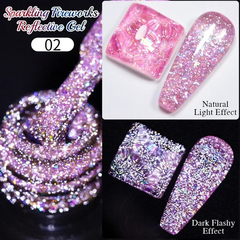 PUENTE 7.5ML Wine Red Cat Magnetic Gel Nail Polish Super Shiny Ruby Red Cat Eye Gel Soak Off UV Semi-Permanent Nail Art Varnish