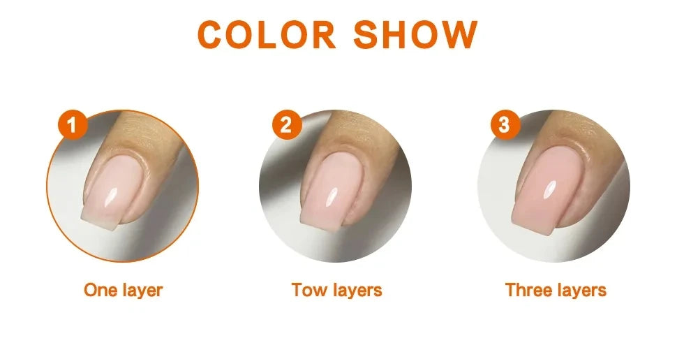 MSHARE Milky Pink Rubber Base Gel Camouflage Color Coat Soak Off Nails Gels Varnish Lacquer 10ml UV LED Gel Polish TPO Free Gel