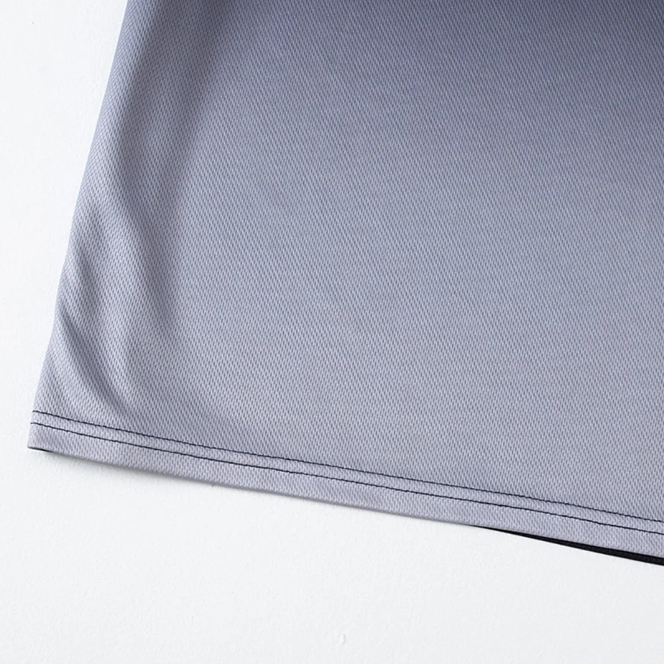 1/4/6 Pcs men's plus size gradient quick-drying short-sleeved teenagers loose sports running fitness football basketball T-shirt