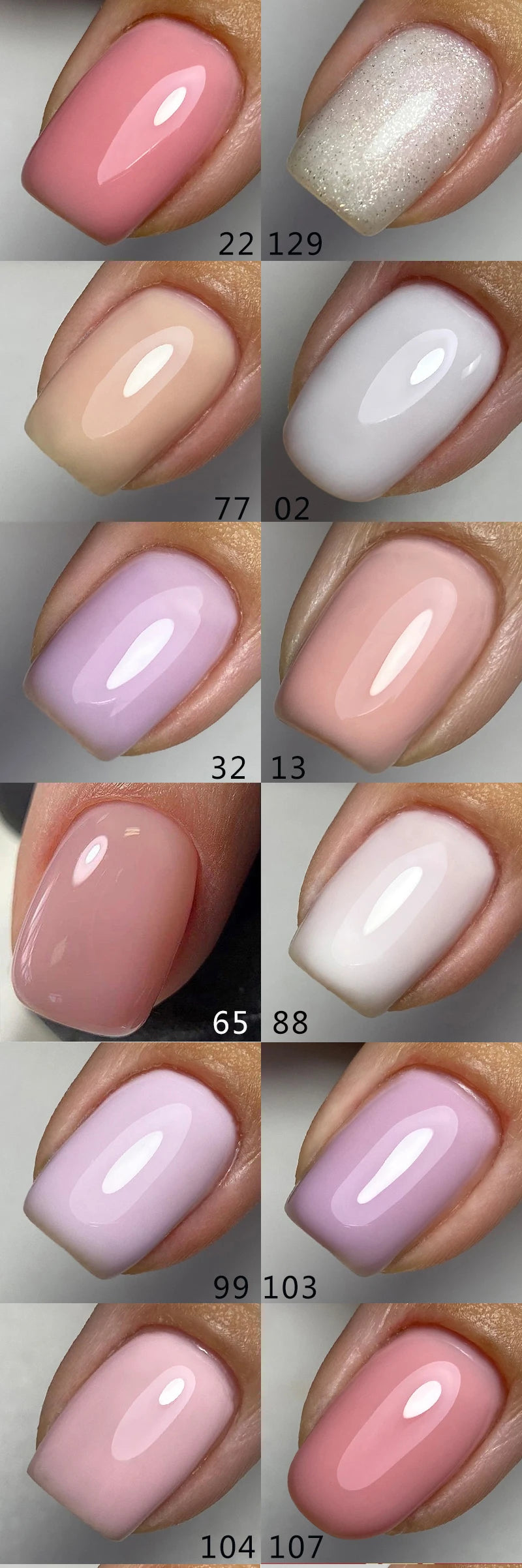 MSHARE Milky Pink Rubber Base Gel Camouflage Color Coat Soak Off Nails Gels Varnish Lacquer 10ml UV LED Gel Polish TPO Free Gel
