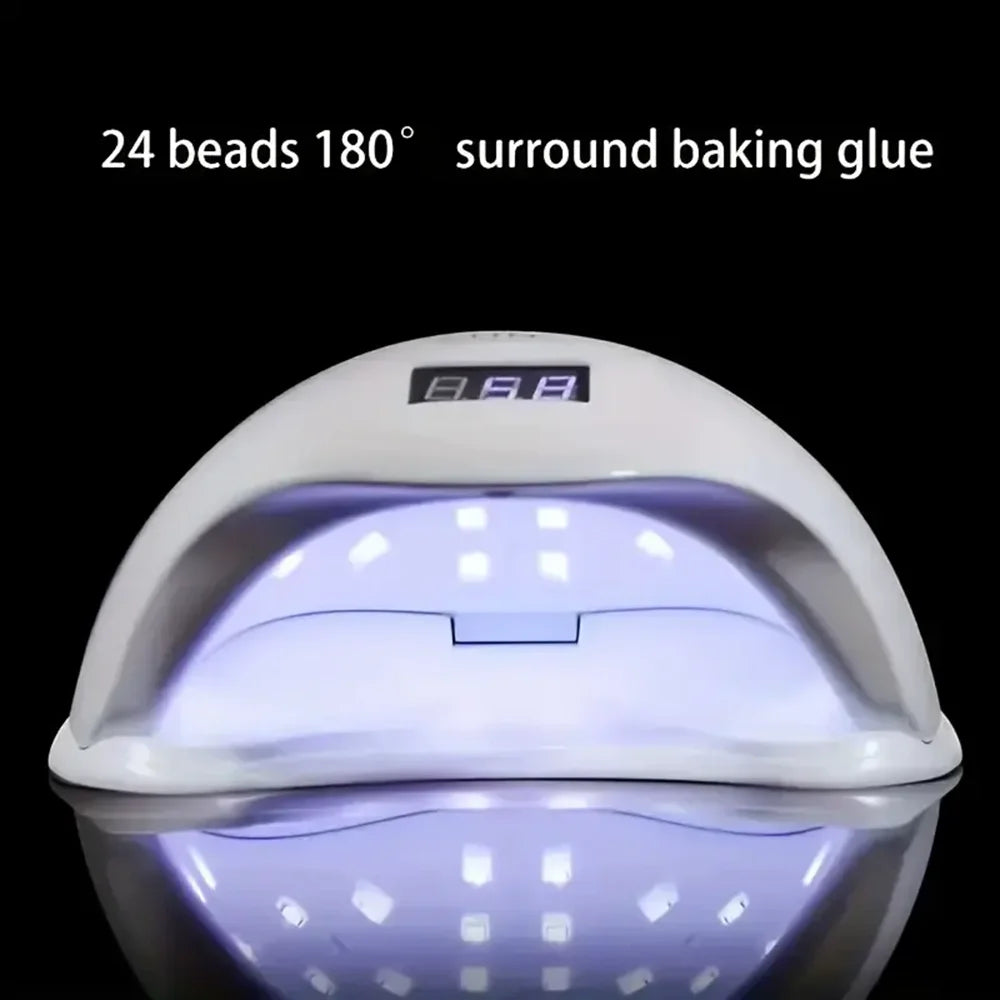 LINMANDA SUN5 Nail UV LED Lamp Nails Dryer Gel Nail Polish With 4 Timers Automatic Sensor LCD Display Professional Nail Lamp