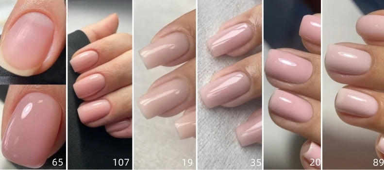 MSHARE Milky Pink Rubber Base Gel Camouflage Color Coat Soak Off Nails Gels Varnish Lacquer 10ml UV LED Gel Polish TPO Free Gel