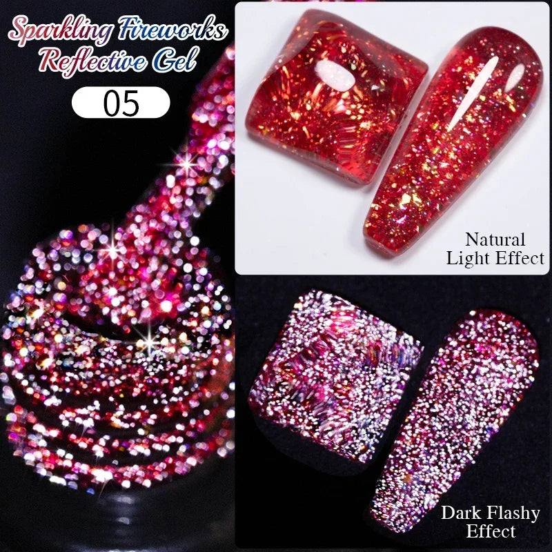 PUENTE 7.5ML Wine Red Cat Magnetic Gel Nail Polish Super Shiny Ruby Red Cat Eye Gel Soak Off UV Semi-Permanent Nail Art Varnish