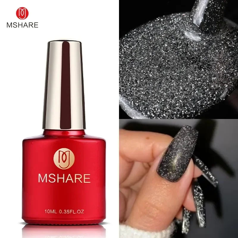 MSHARE Milky Pink Rubber Base Gel Camouflage Color Coat Soak Off Nails Gels Varnish Lacquer 10ml UV LED Gel Polish TPO Free Gel
