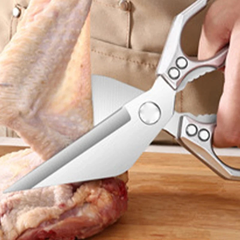 Multi-Function Scissors Stainless Steal Food Scissor For Chicken Vegetable Barbecue Meat Fish Scissor Kitchen Accessories