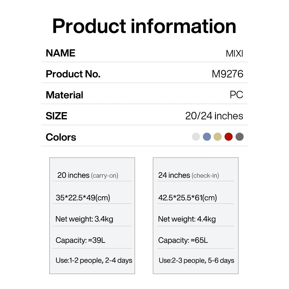 Malas de alças largas( para homens e mulheres)