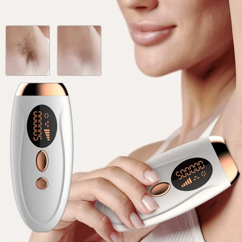 Professional IPL Laser Hair Remover 990000 Flashes for Women & Men - Painless, Permanent Hair Removal for All Body Areas
