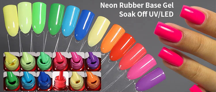 MSHARE Milky Pink Rubber Base Gel Camouflage Color Coat Soak Off Nails Gels Varnish Lacquer 10ml UV LED Gel Polish TPO Free Gel