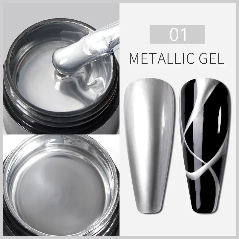 PUENTE 7.5ML Wine Red Cat Magnetic Gel Nail Polish Super Shiny Ruby Red Cat Eye Gel Soak Off UV Semi-Permanent Nail Art Varnish