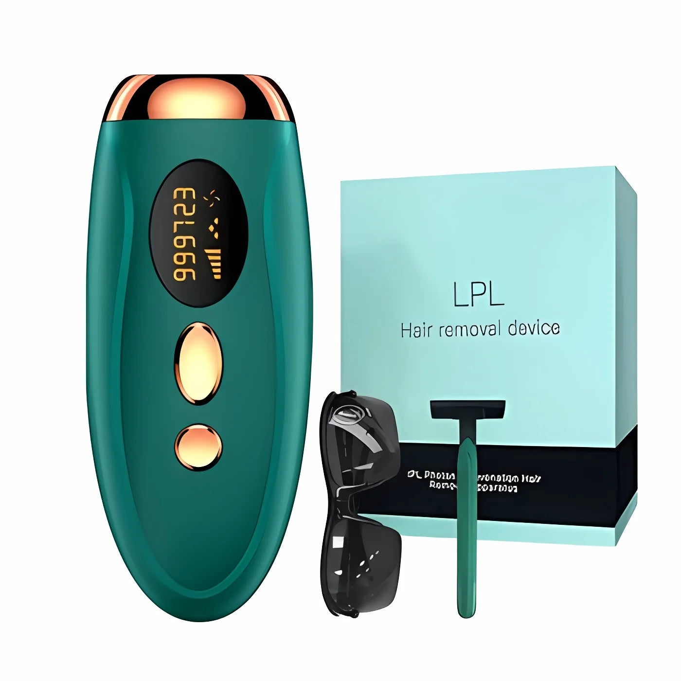 Professional IPL Laser Hair Remover 990000 Flashes for Women & Men - Painless, Permanent Hair Removal for All Body Areas