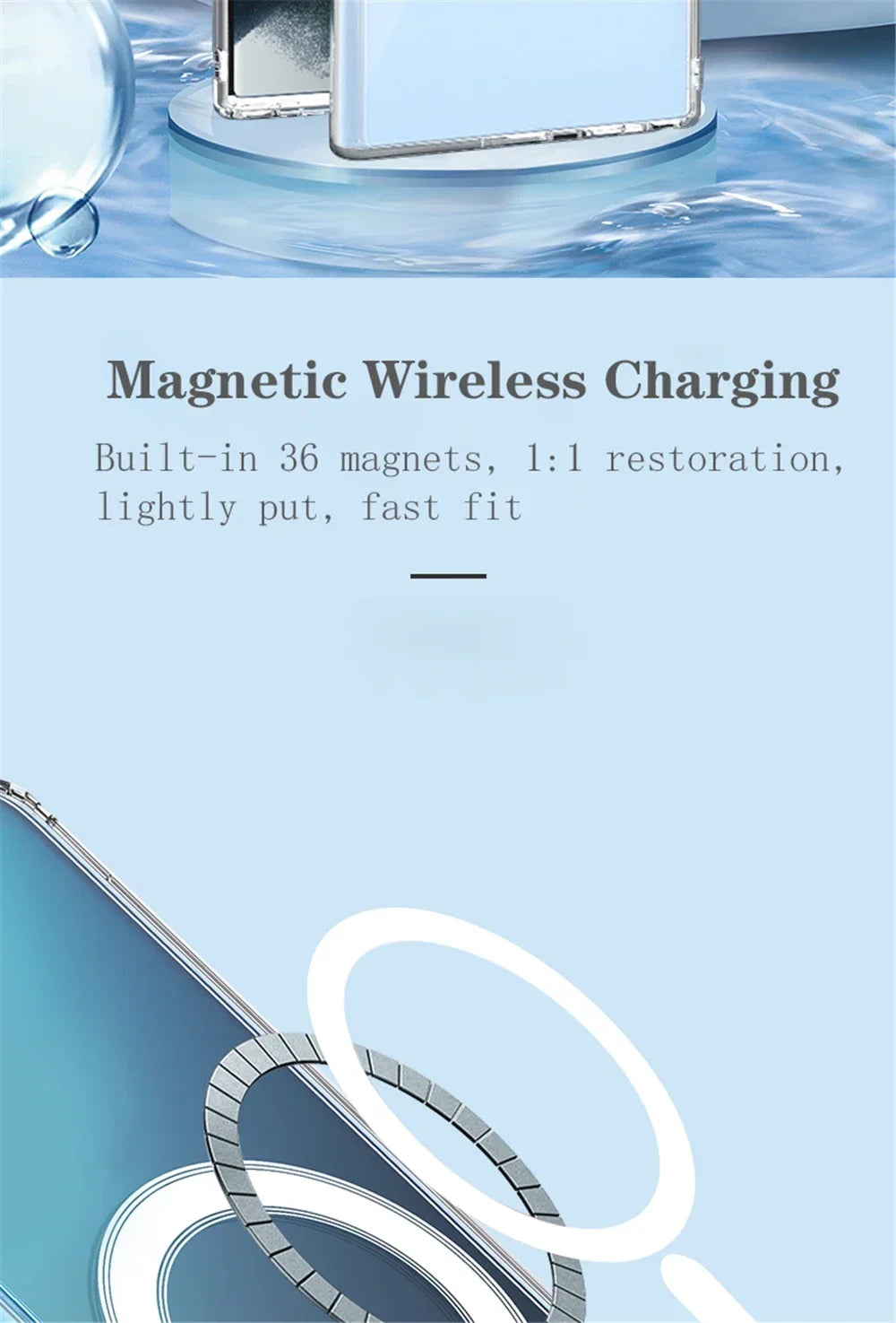 Magnetic Original Transparent Phone Case For Samsung Galaxy S25 S24 S23 S22 S21 Plus Ultra FE Edge Magsafe Clear Cover