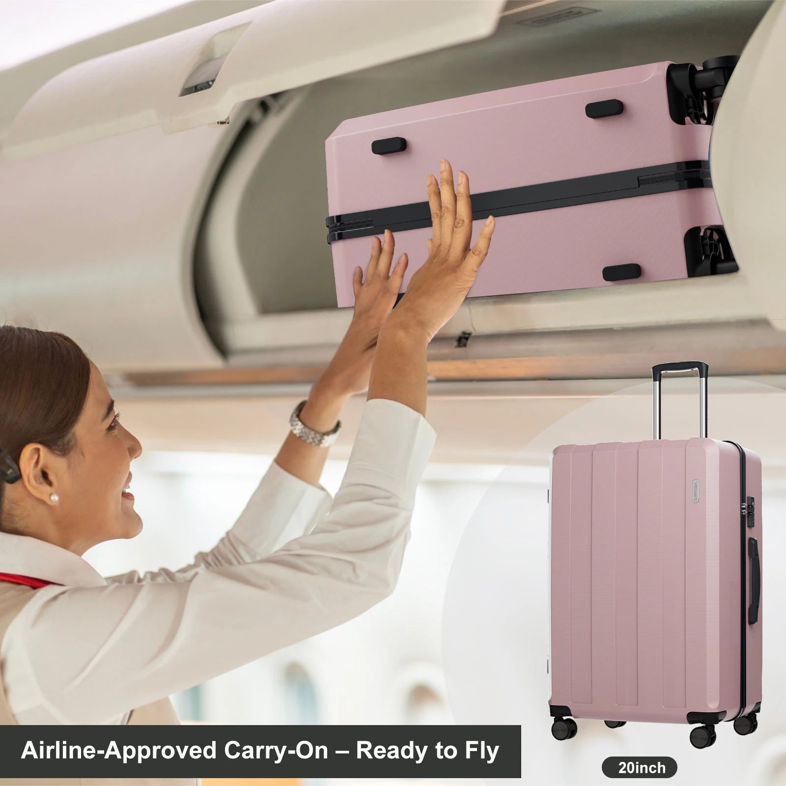 Conjunto profissional de bagagens