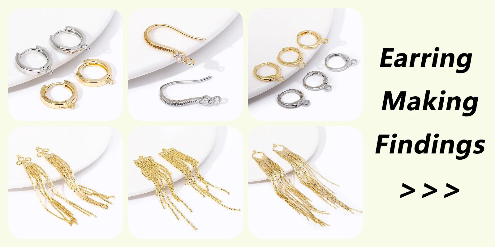 18K Gold Plated Brass Shvenzy Earwire Fasteners,Earring Hooks,Earring Fixtures For Jewelry Making,Earring Making Accessories