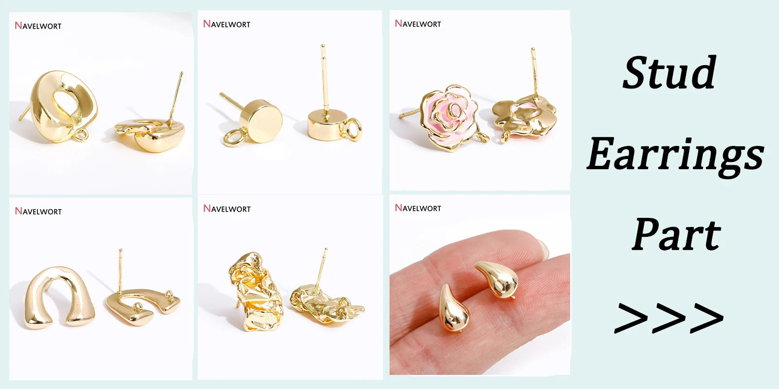 18K Gold Plated Brass Shvenzy Earwire Fasteners,Earring Hooks,Earring Fixtures For Jewelry Making,Earring Making Accessories