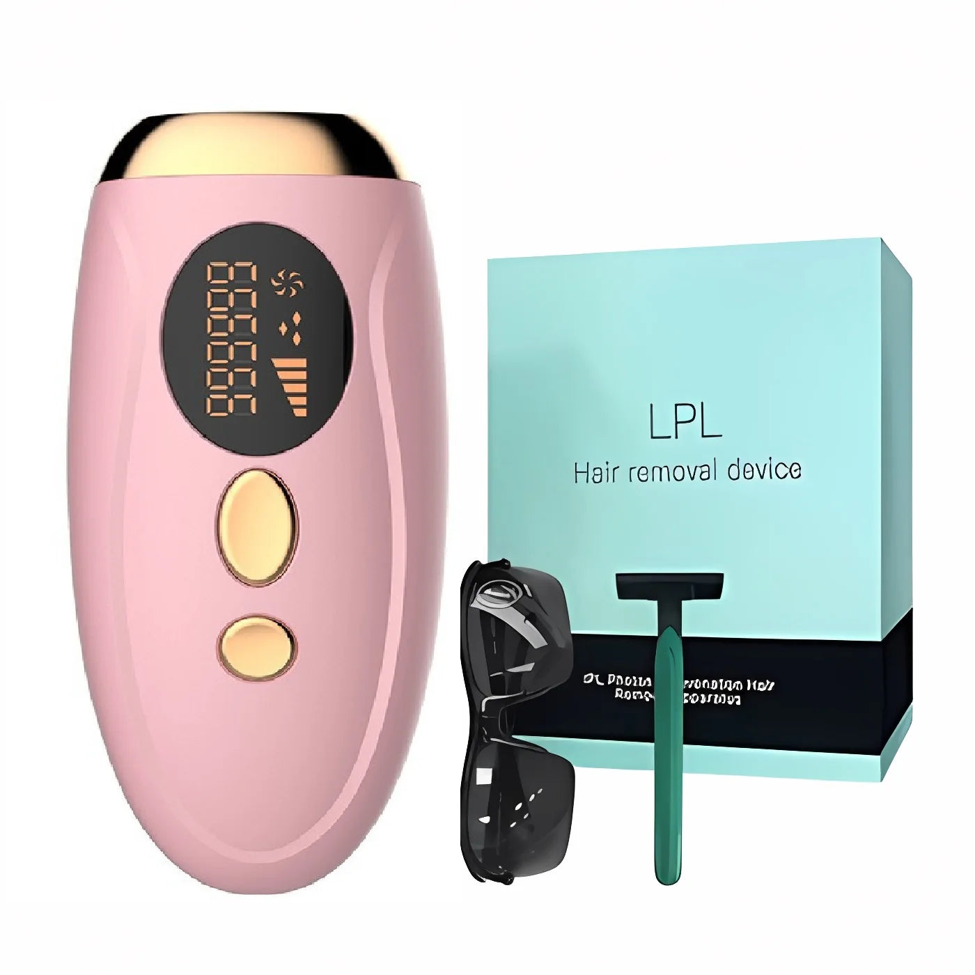 Professional IPL Laser Hair Remover 990000 Flashes for Women & Men - Painless, Permanent Hair Removal for All Body Areas