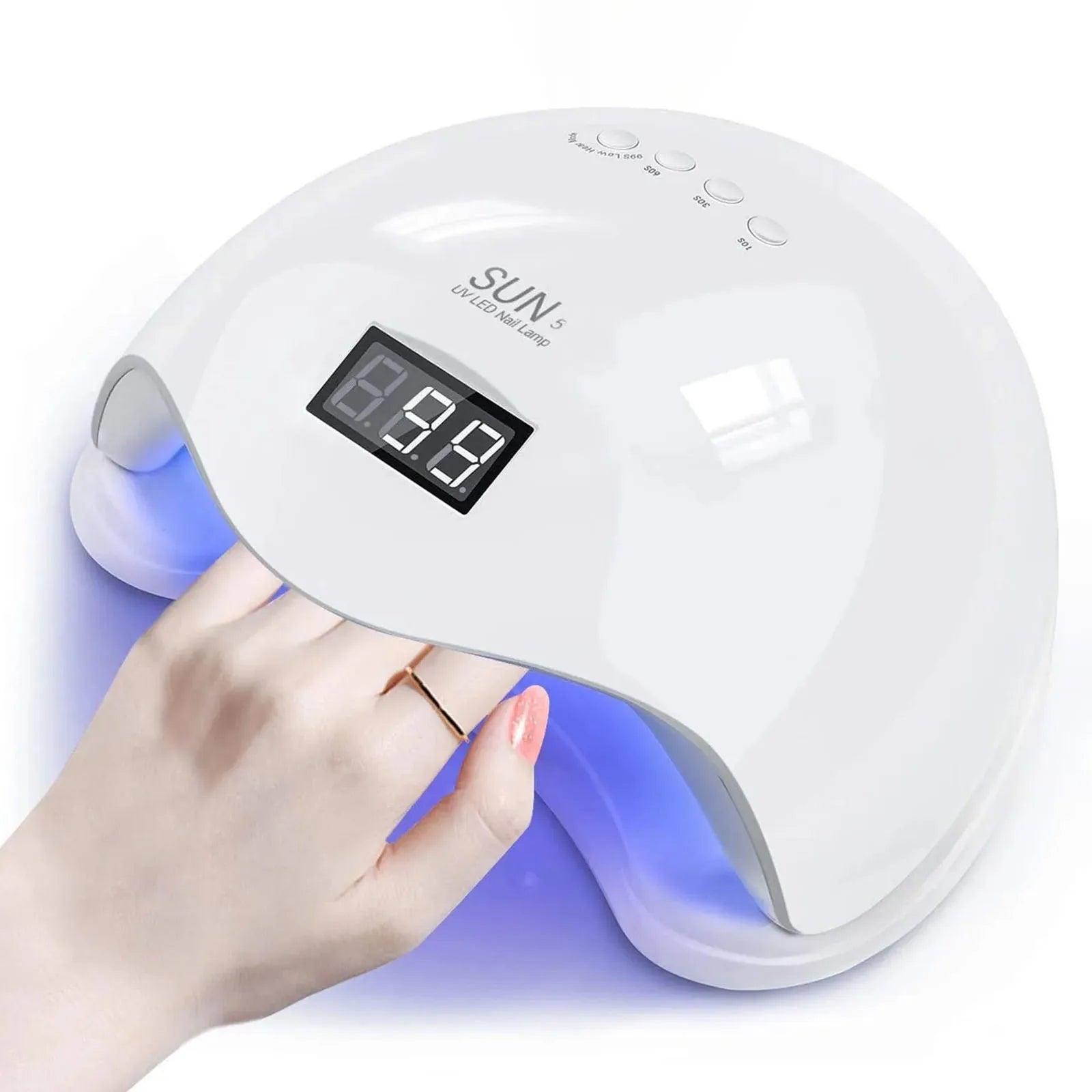 LINMANDA SUN5 Nail UV LED Lamp Nails Dryer Gel Nail Polish With 4 Timers Automatic Sensor LCD Display Professional Nail Lamp